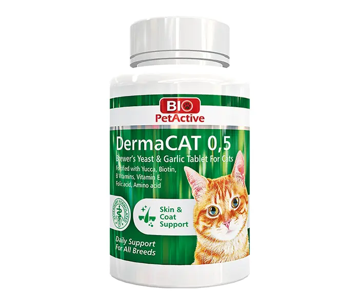 Complément alimentaire pour la peau et poils des chats - Bio PetActive