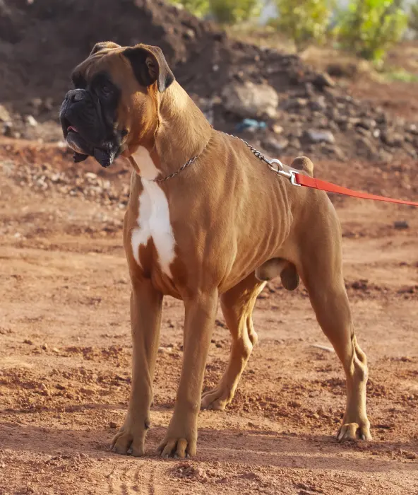 disponible boxer jeune femelle et deux male adulte pedigree