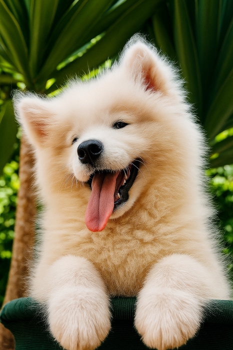 Magnifique chiot Samoyède LOF à vendre