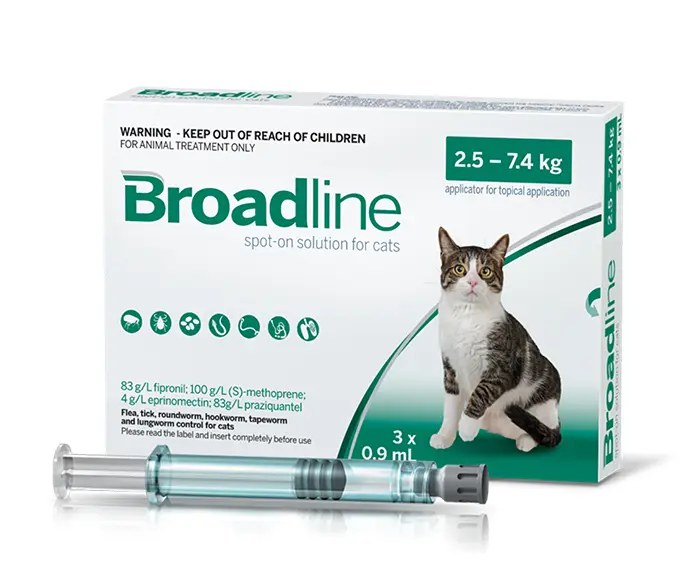 Broadline Antiparasitaire pour chat